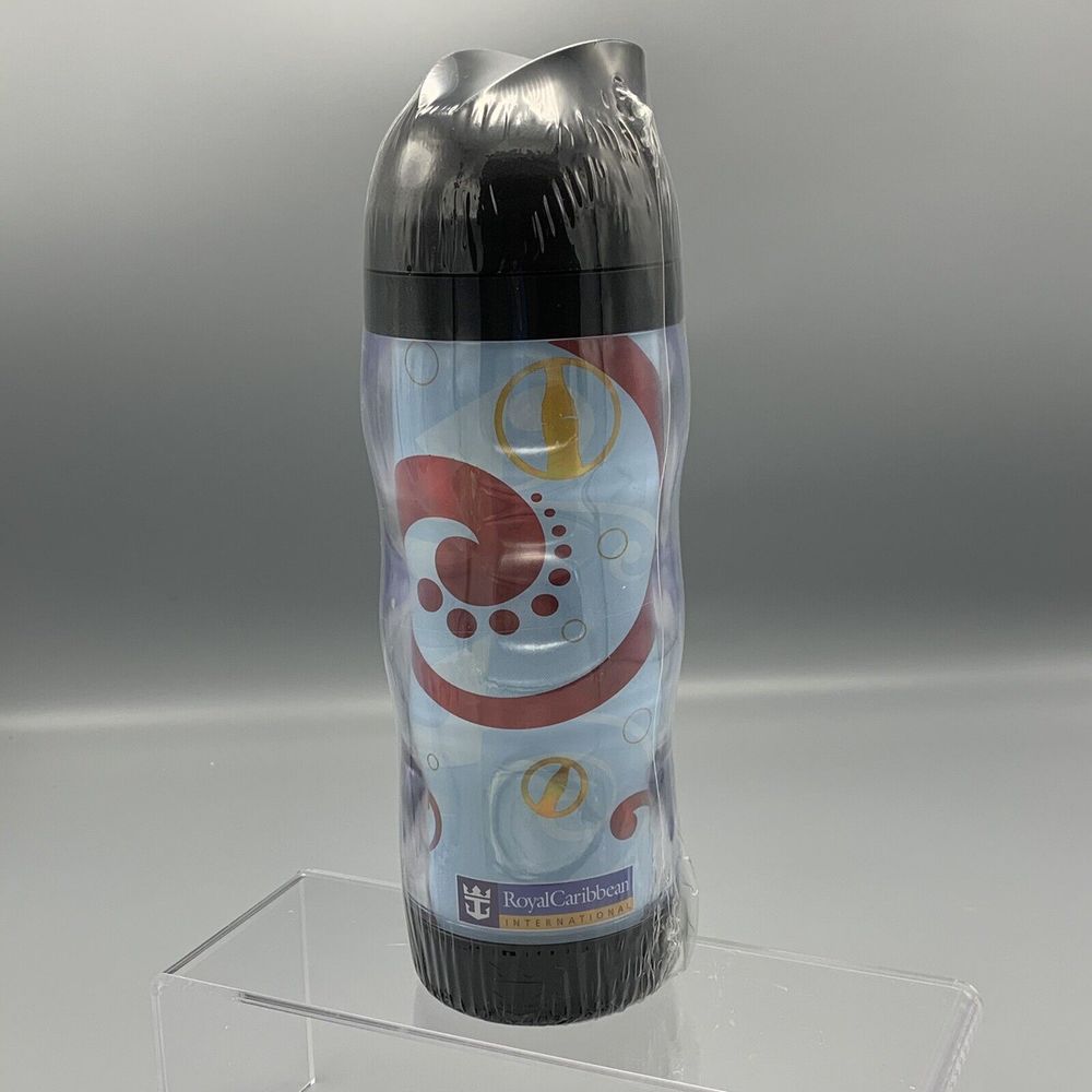 New 2008 Royal Caribbean Cruise Coca Cola Insulated Tumbler Cup Coke Blue Red